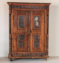 Original Painted Armoire