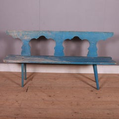 Original Painted Austrian Bench