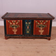 Original Painted Austrian Coffer