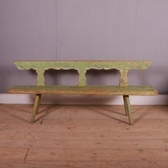 Original Painted Austrian Settle