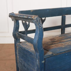 Original Painted Austrian Settle