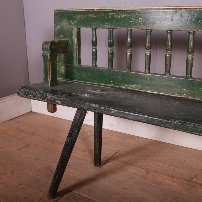 Original Painted Austrian Settle For Sale 1