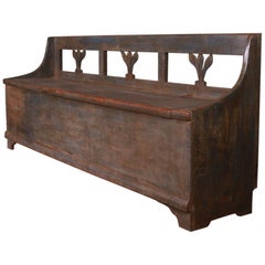 Antique Original Painted Bench