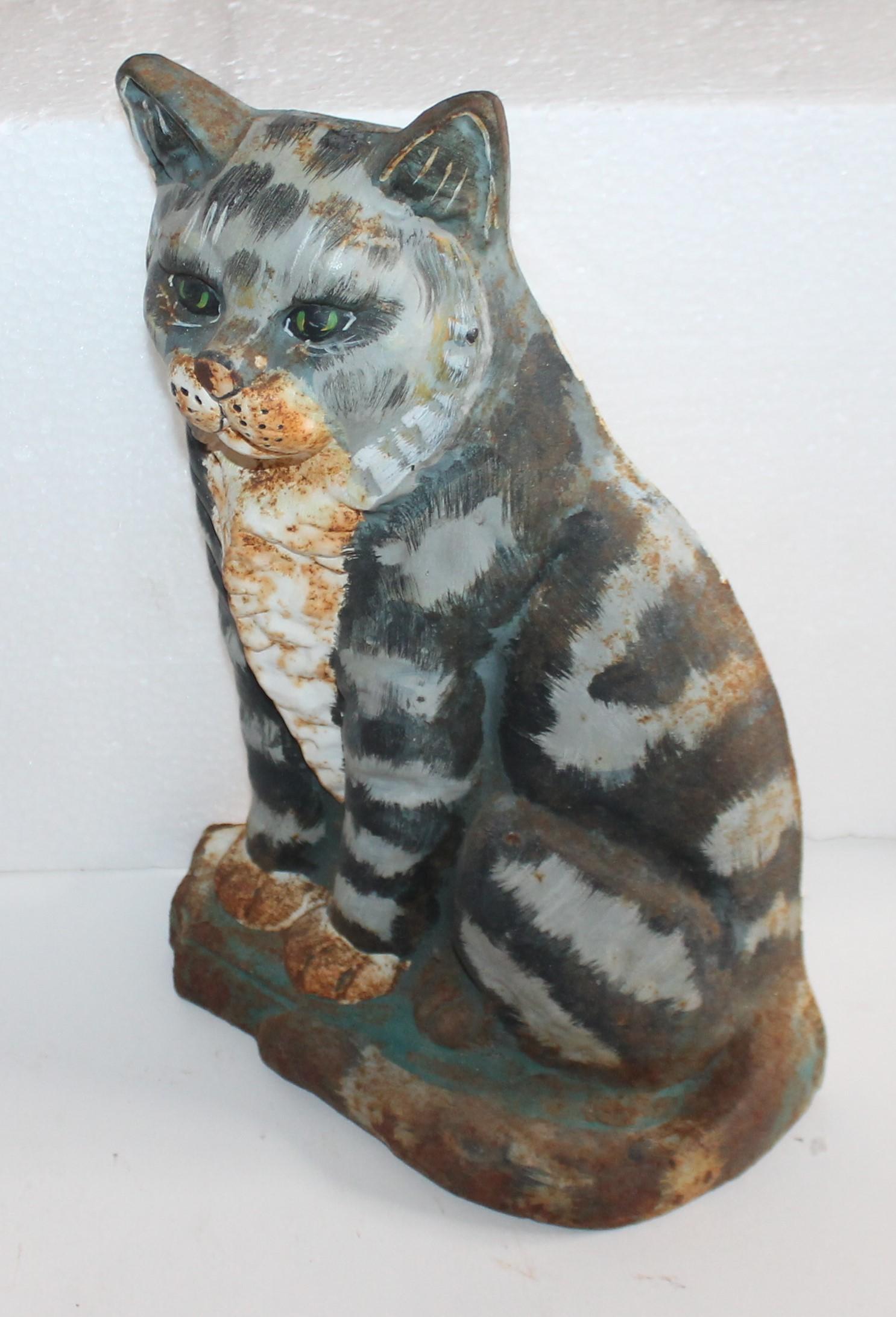 hubley cast iron cat doorstop