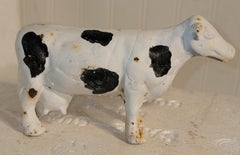 Original Painted Cast Iron Cow