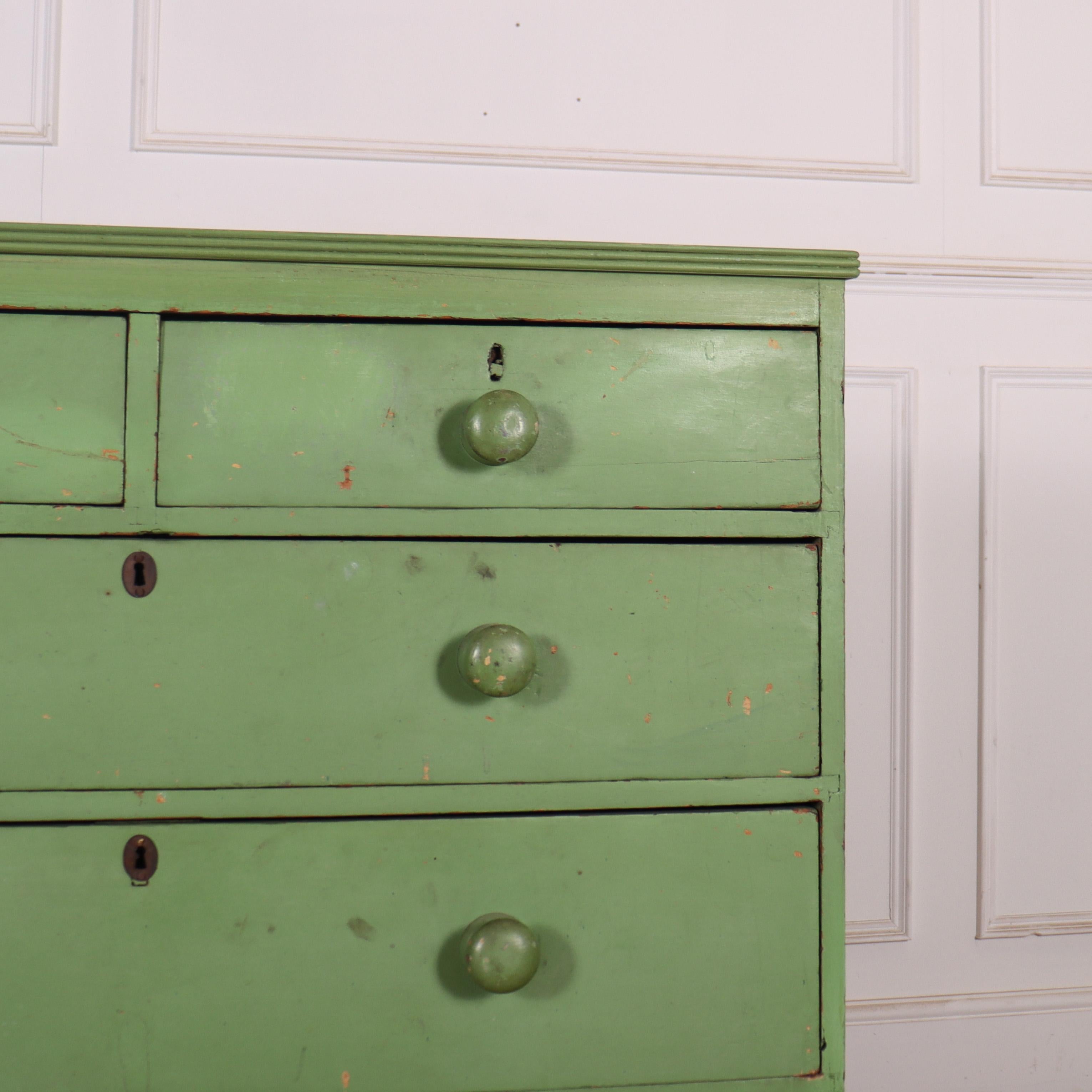 English Original Painted Chest of Drawers For Sale