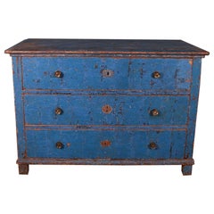 Used Original Painted Commode
