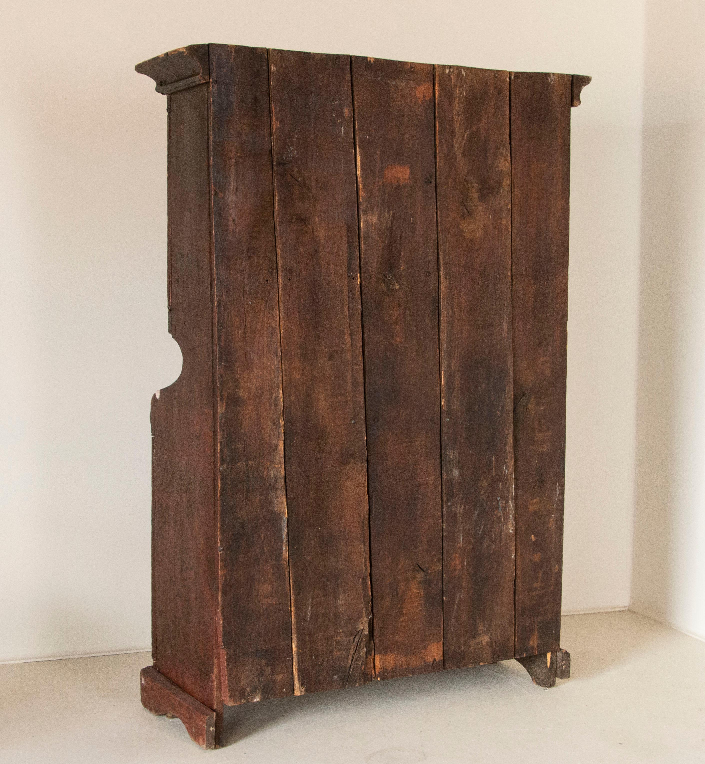 Original Painted Cupboard Dated 1835 from Sweden 4