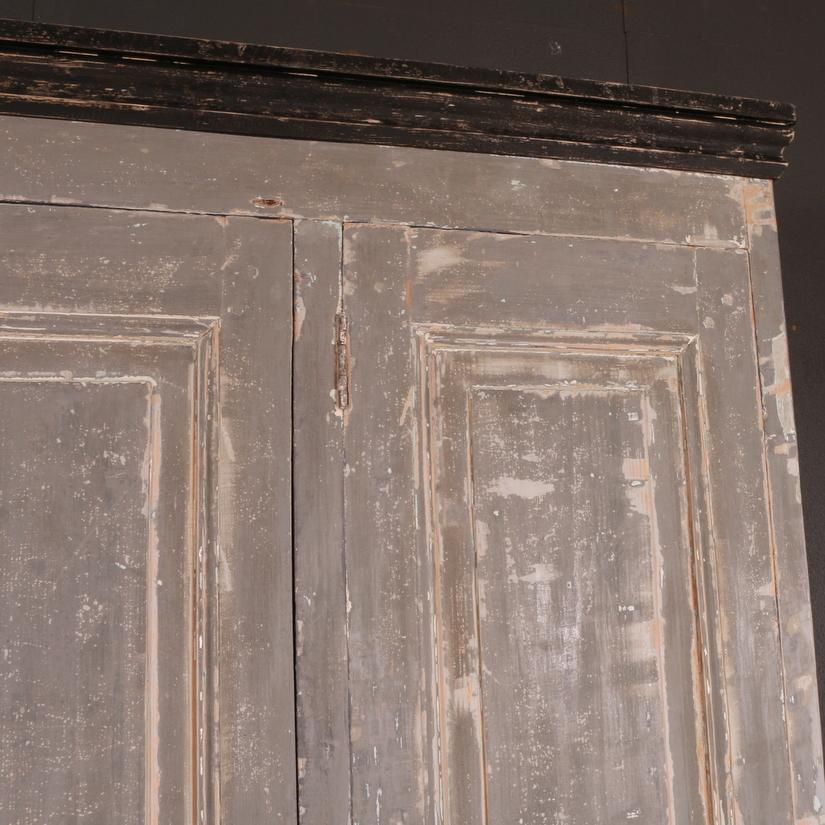 Original Painted French Cupboard In Good Condition In Leamington Spa, Warwickshire