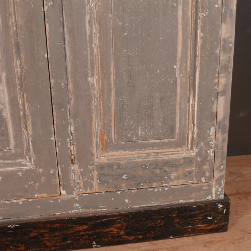 19th Century Original Painted French Cupboard