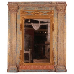 Original Painted French Mirror