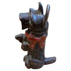 Original Painted Iron Scotty Dog Doorstop
