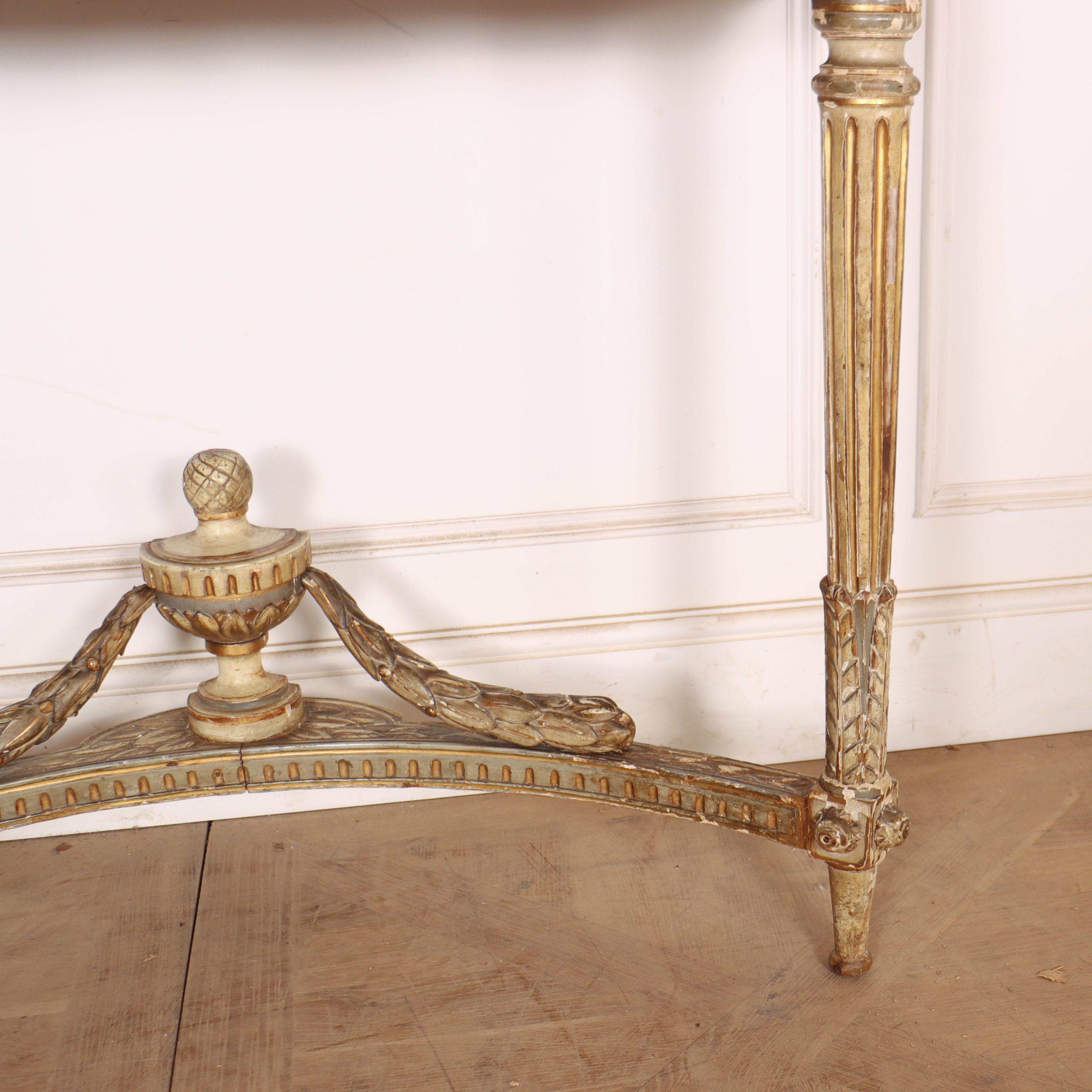 Original Painted Italian Console Table For Sale 2