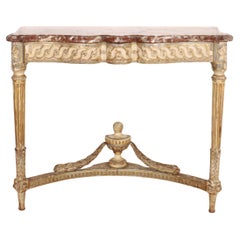 Original Painted Italian Console Table