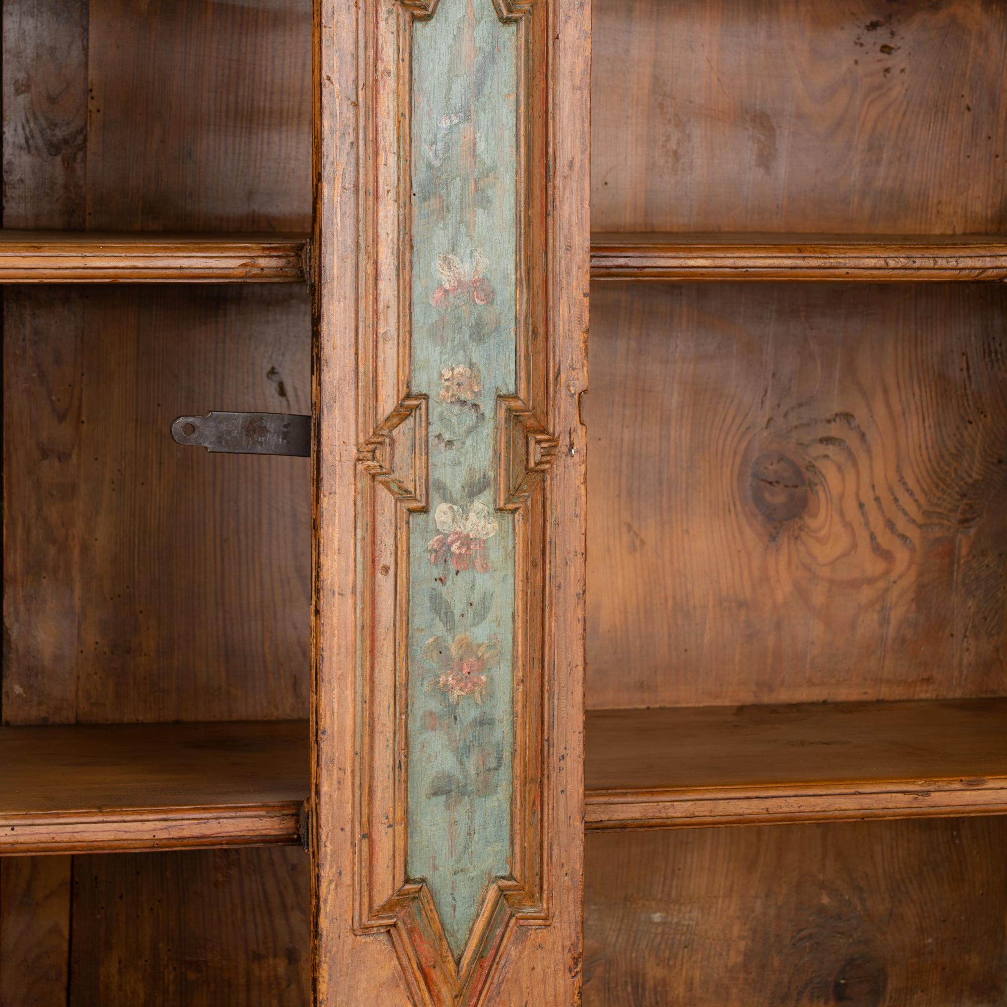 Original Painted Pine Swedish Cabinet Cupboard, circa 1820-40 5