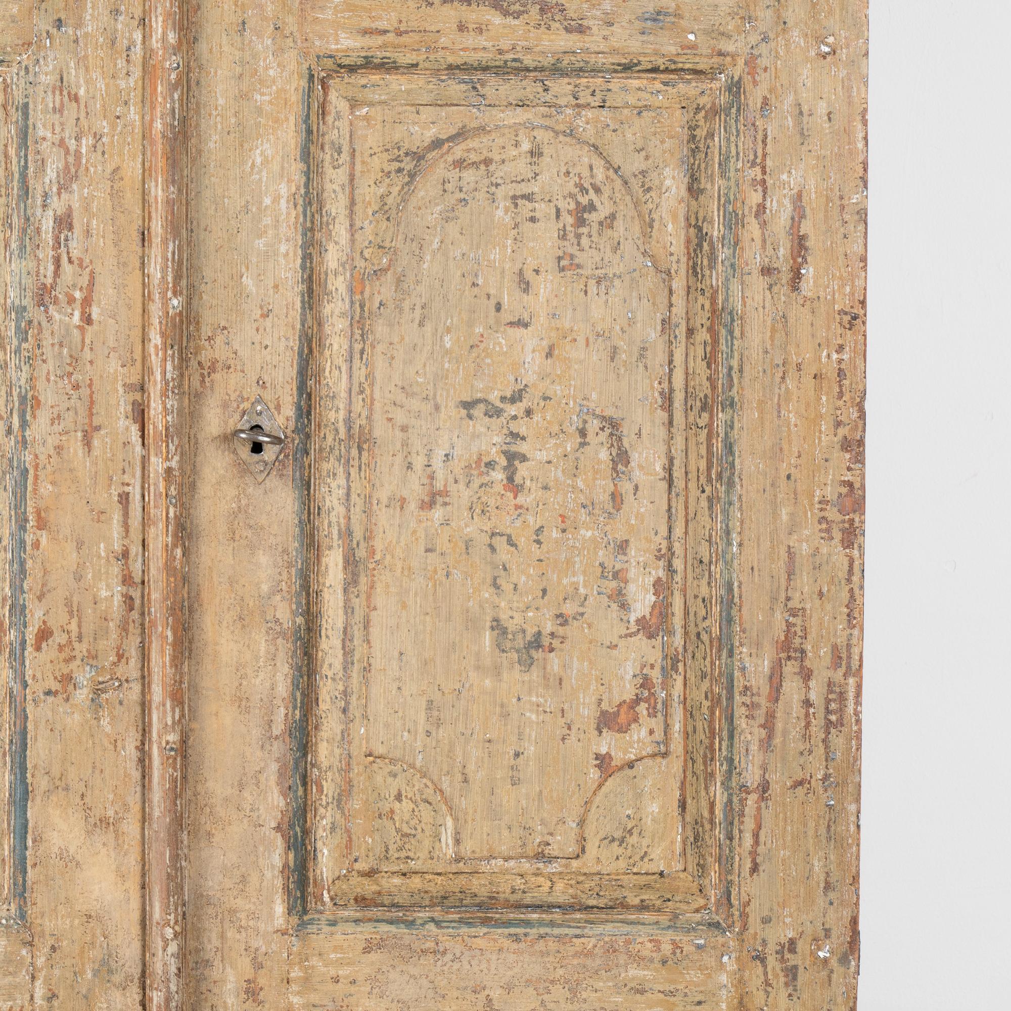 Original Painted Pine Swedish Secretary, circa 1800-40 For Sale 3