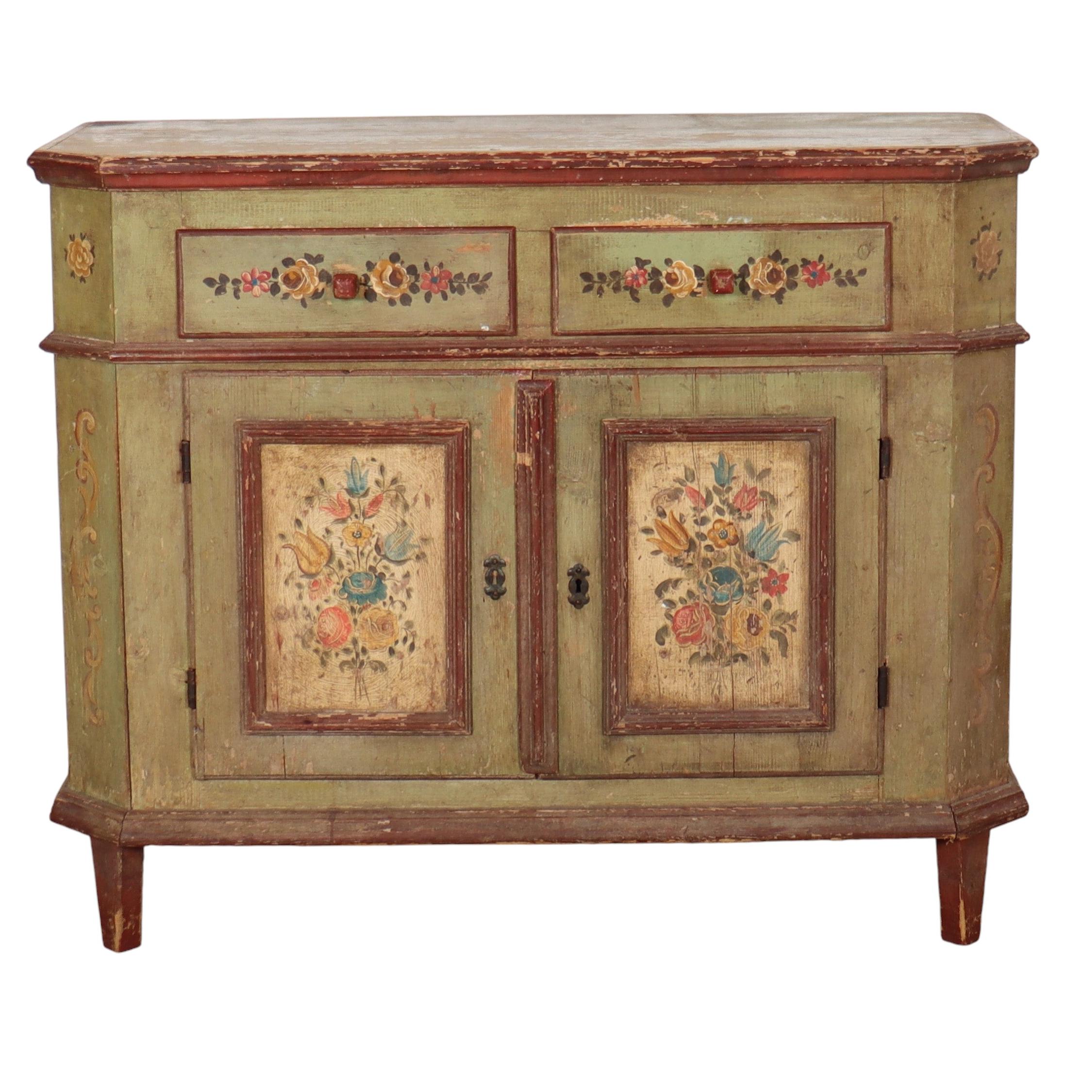Original Painted Scandinavian Buffet