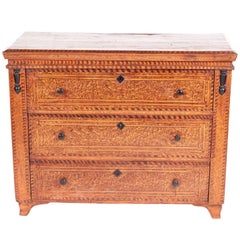 Original Painted Scumbled Commode Chest
