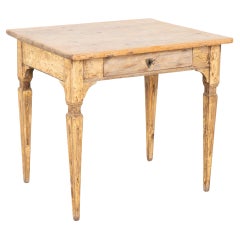 Original Painted Side Table With Single Drawer, Sweden circa 1860-80