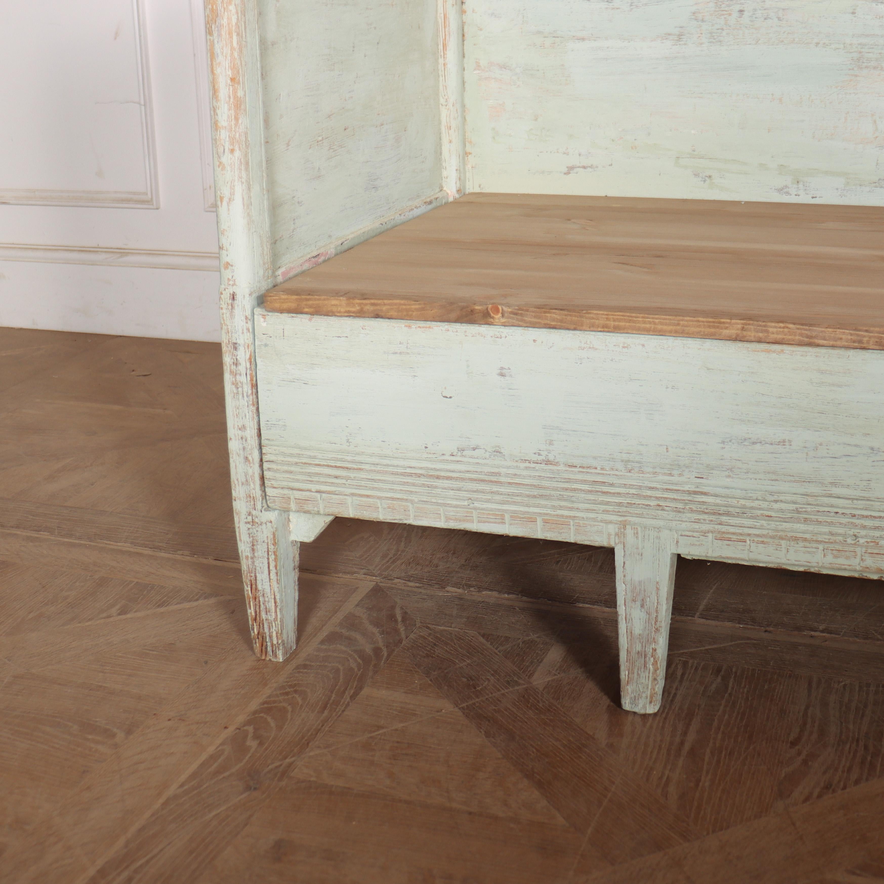 Suédois Banc suédois original peint en vente