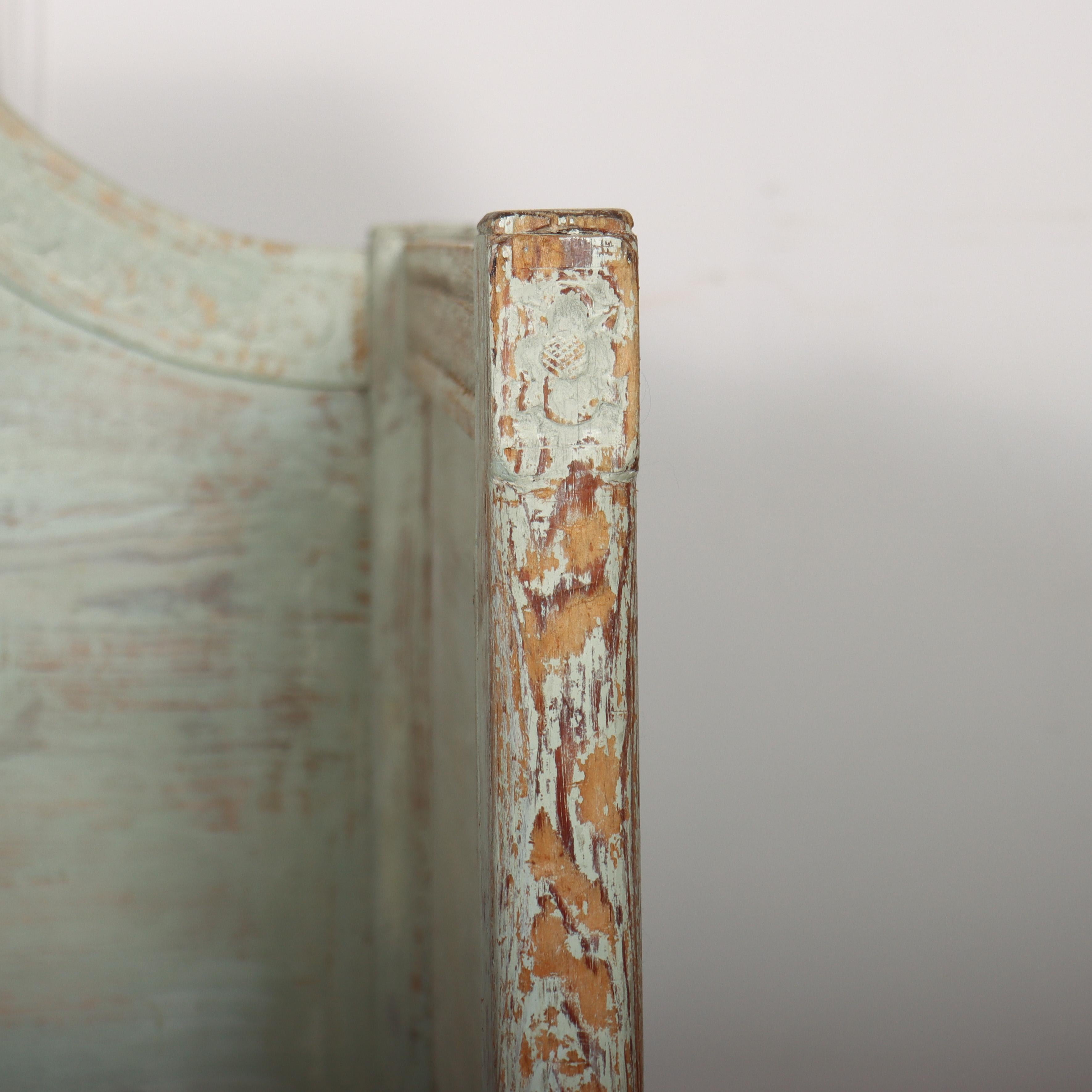 Pin Banc suédois original peint en vente