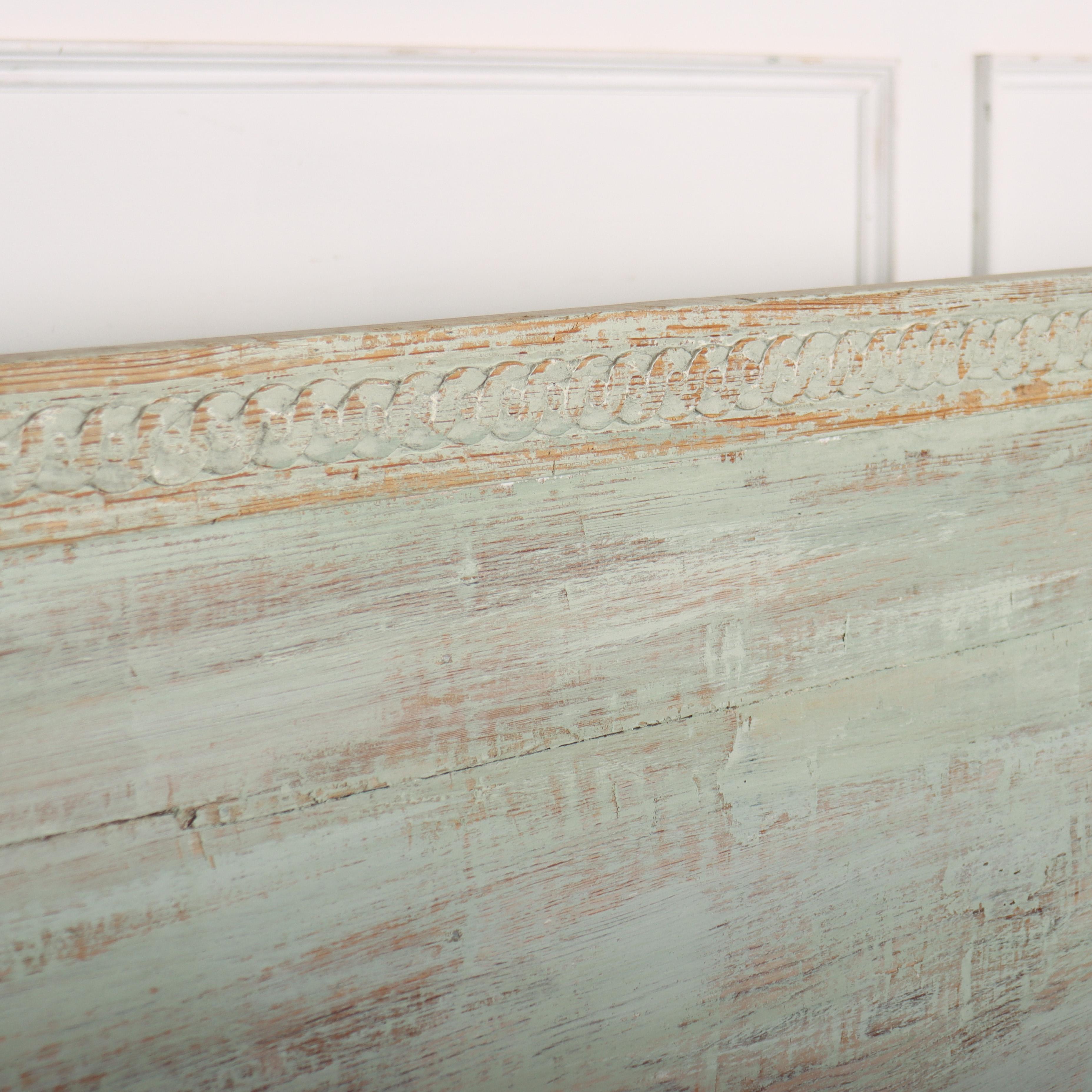 Banc suédois original peint en vente 1