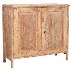 Original Painted Swedish Cabinet Console, circa 1820-40