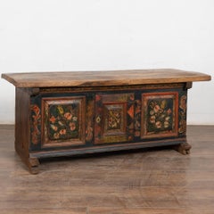 Original Painted Swedish Console Dated 1849