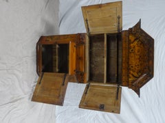 Original Painted Swedish Dala Cabinet Dated 1810