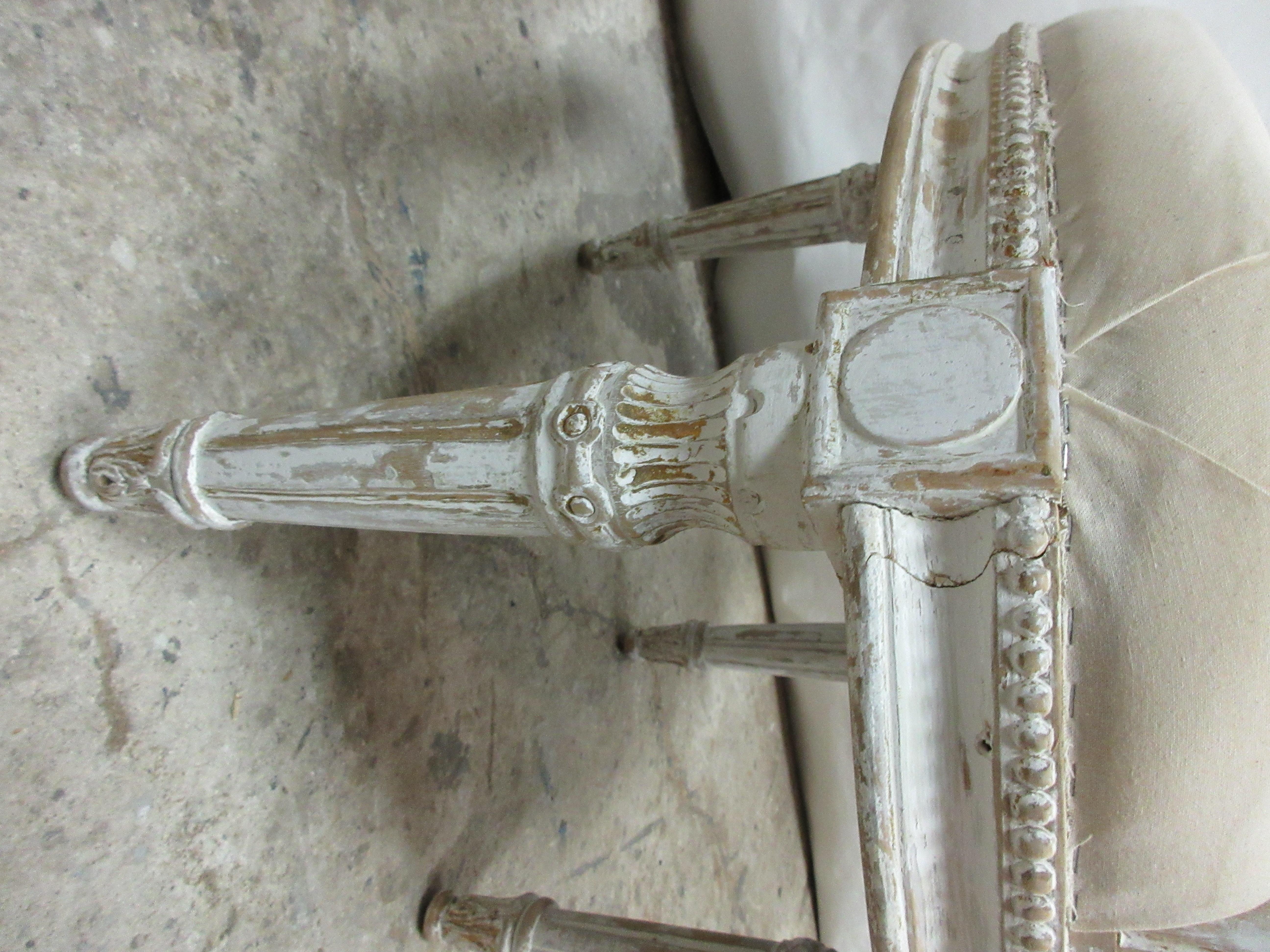 Suédois Fauteuils gustaviens suédois peints d'origine en vente