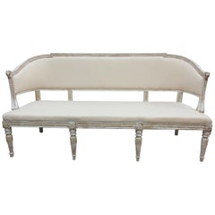 Original Painted Swedish Gustavian Sofa Original Painted Swedish Gustavian Sofa