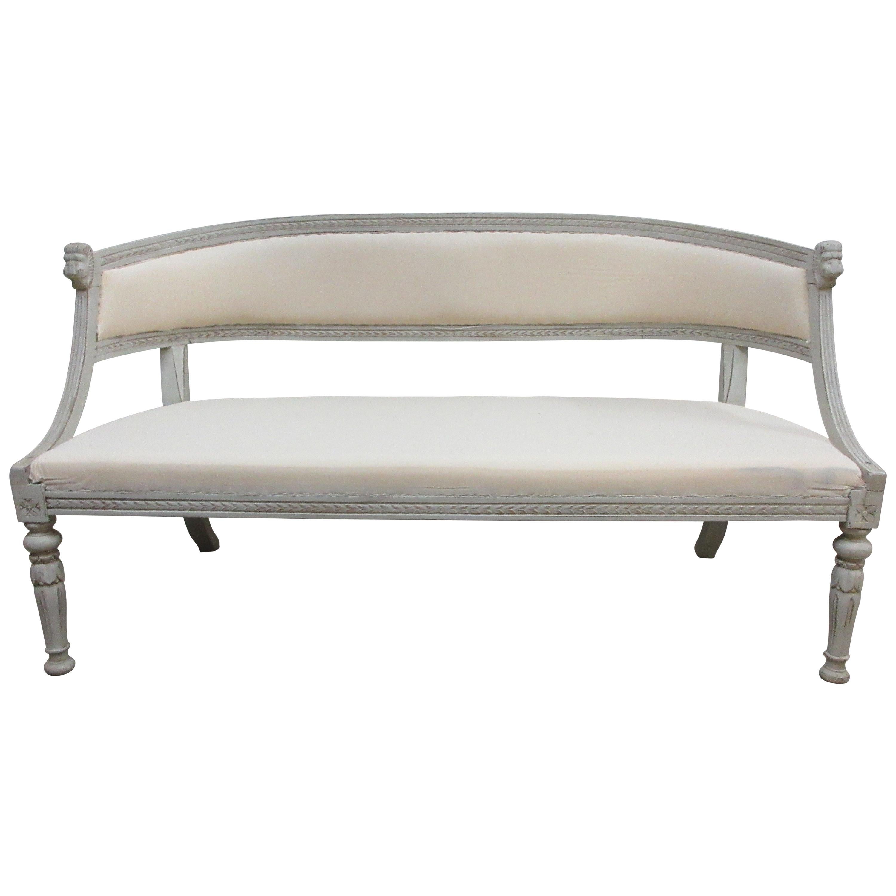 Gustavian Tub Sofa For Sale at 1stDibs