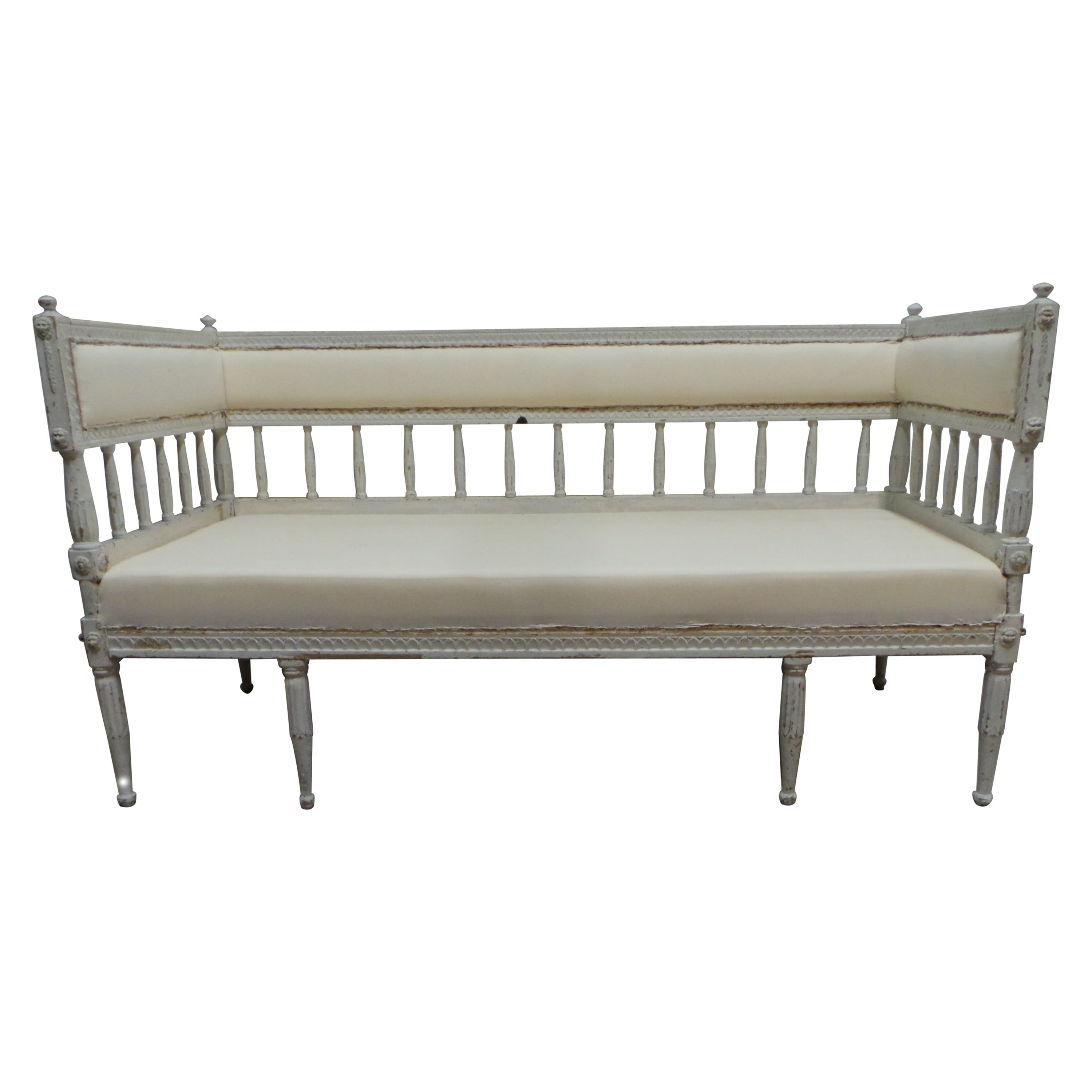Original Painted Swedish Gustavian Sofa