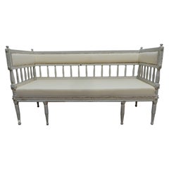 Original Painted Swedish Gustavian Sofa