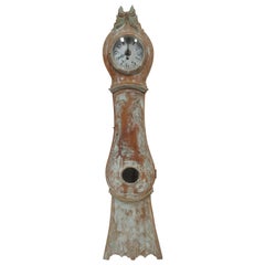 Antique Original Painted Swedish Mora Clock