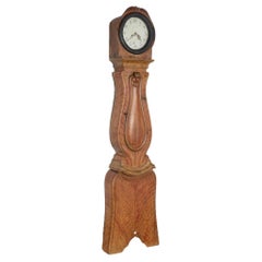 Original Painted Swedish Mora Grandfather Clock, circa 1840