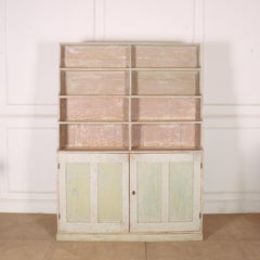 Original Painted Waterfall Bookcase