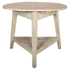 Original bemalter walisischer Crickettisch