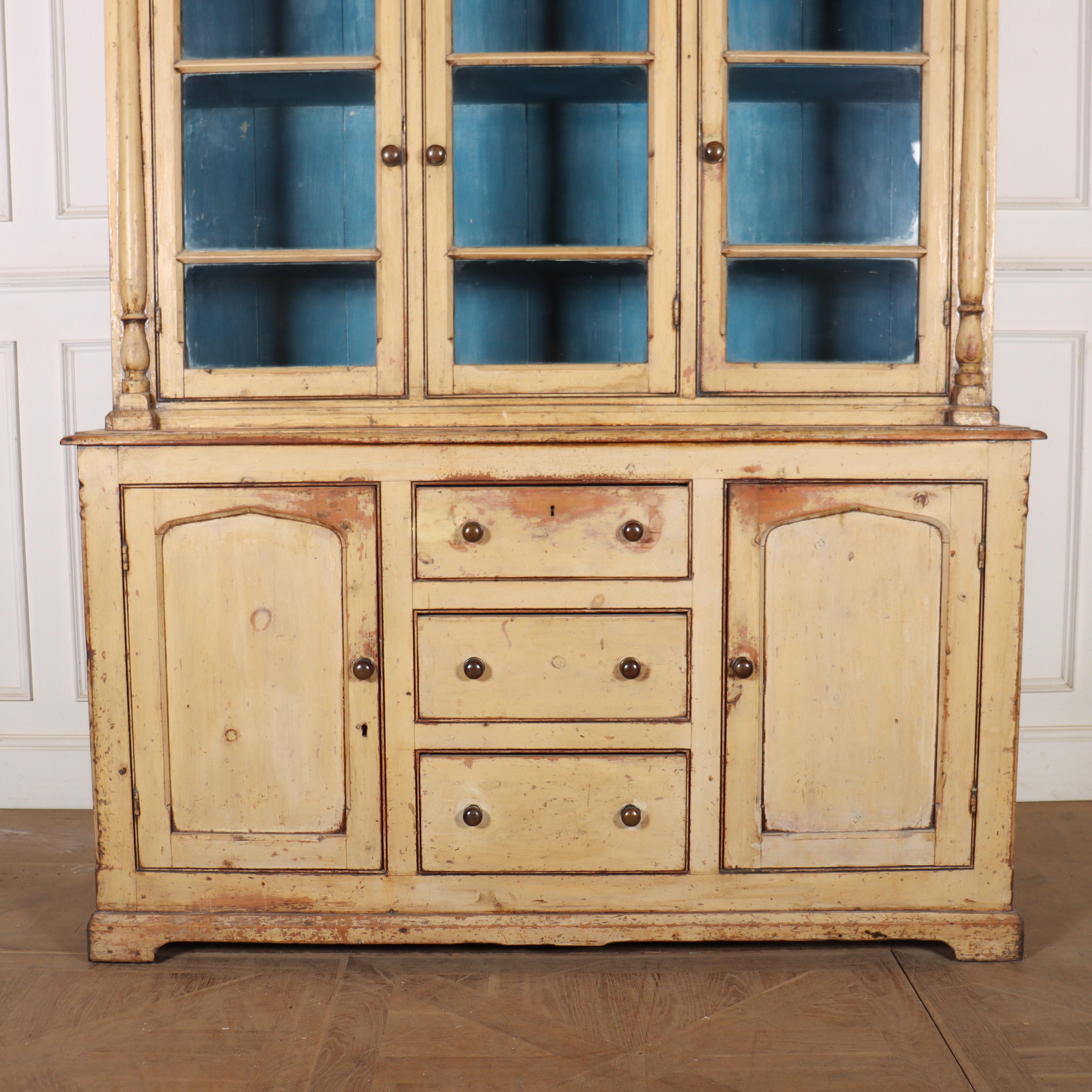 English Original Painted West Country Dresser For Sale