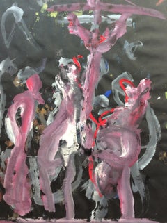 Peinture originale du milieu du siècle dernier de Bernard Damiano