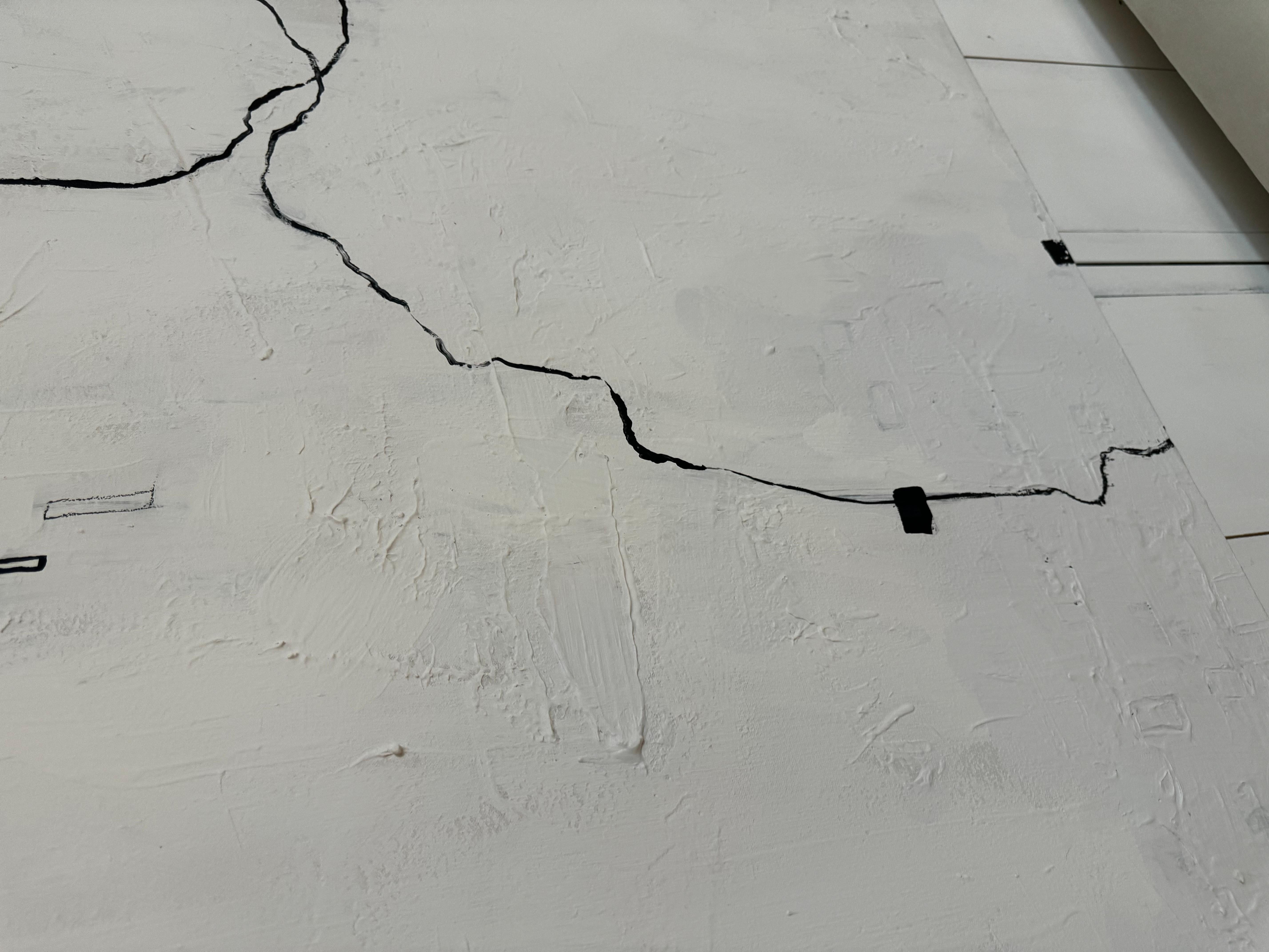 American Original Painting By Omar Ananias 72” x 72” For Sale