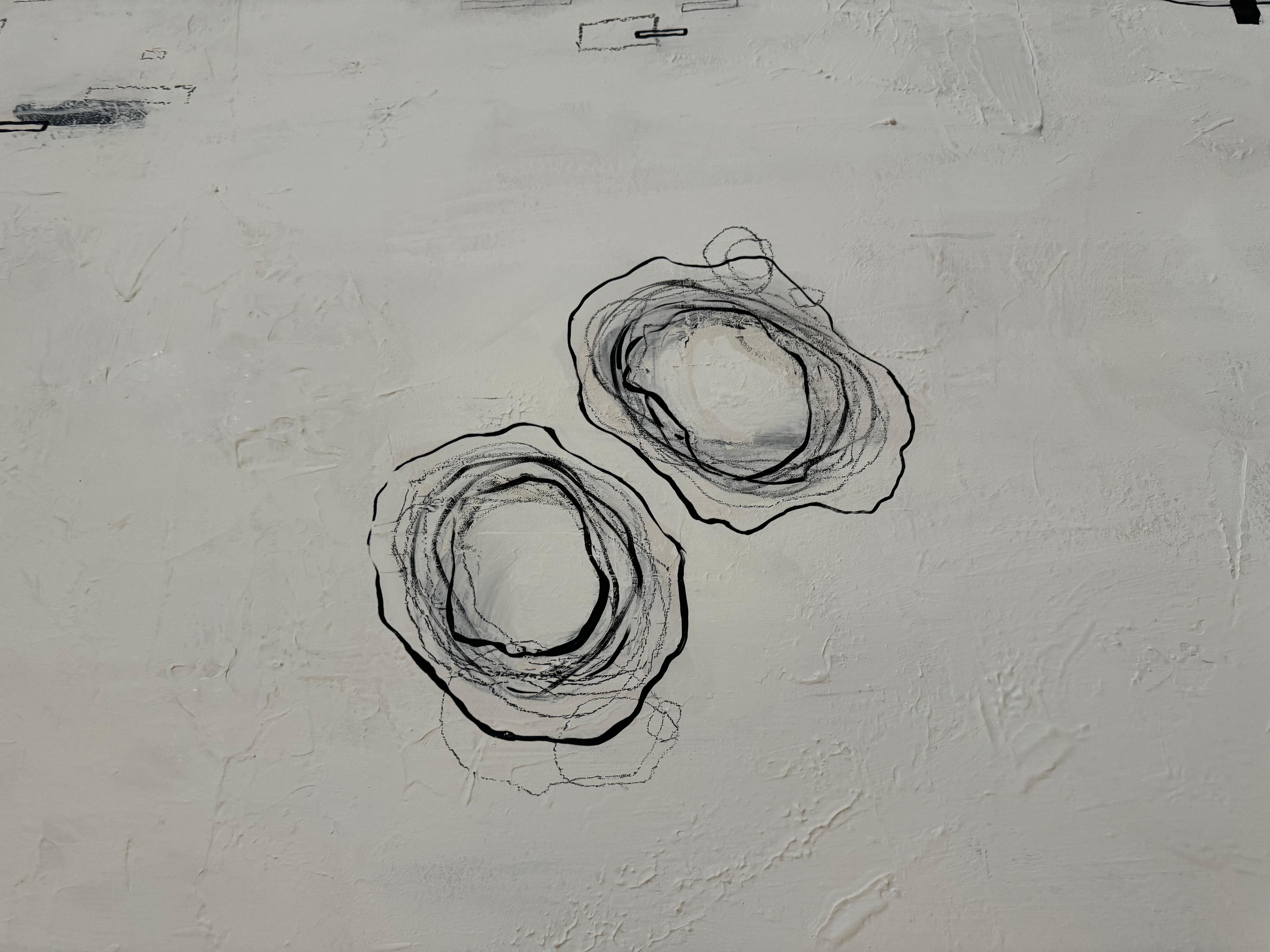 Original Painting By Omar Ananias 72” x 72” In New Condition For Sale In West Palm Beach, US