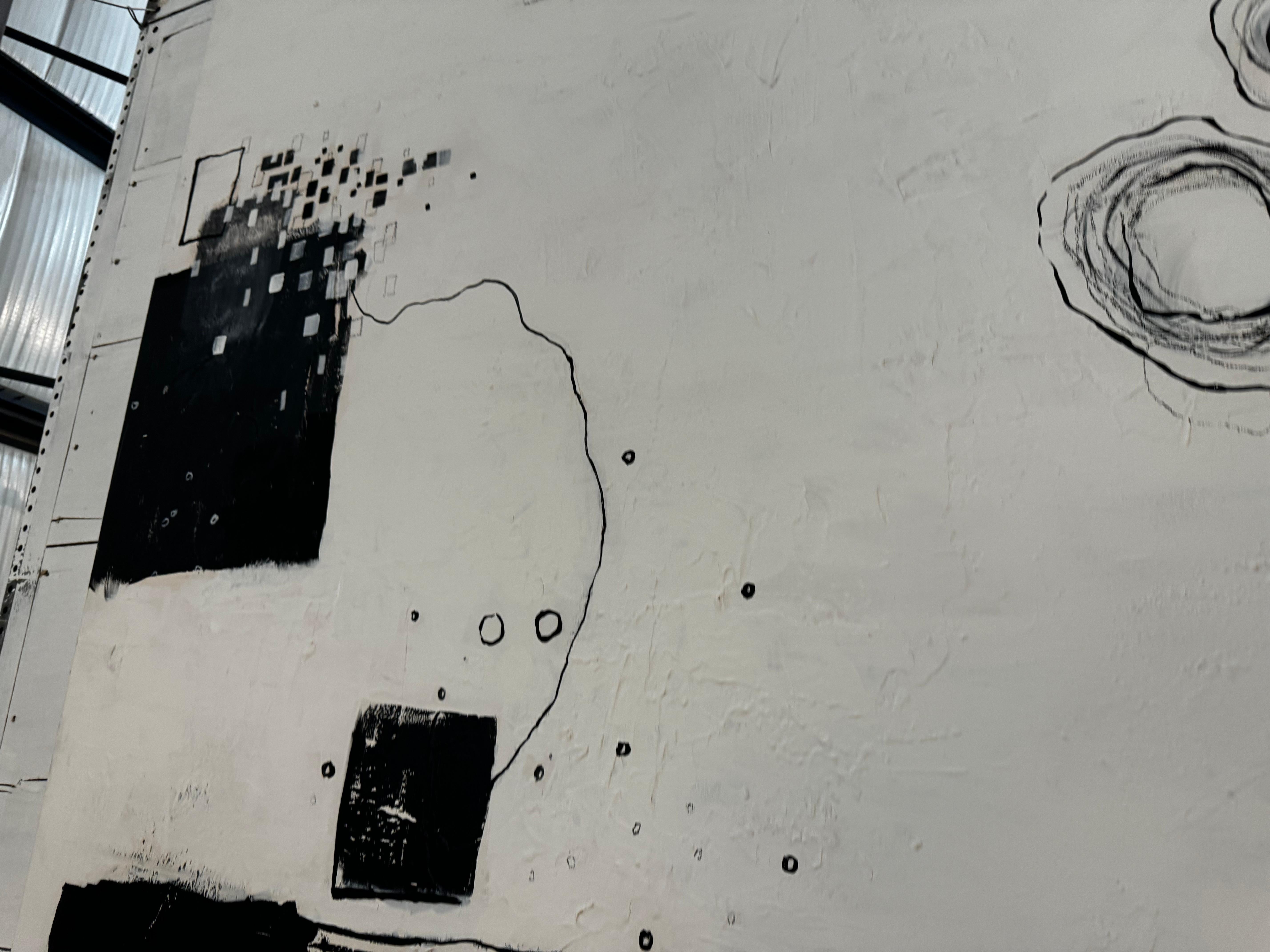 Contemporary Original Painting By Omar Ananias 72” x 72” For Sale
