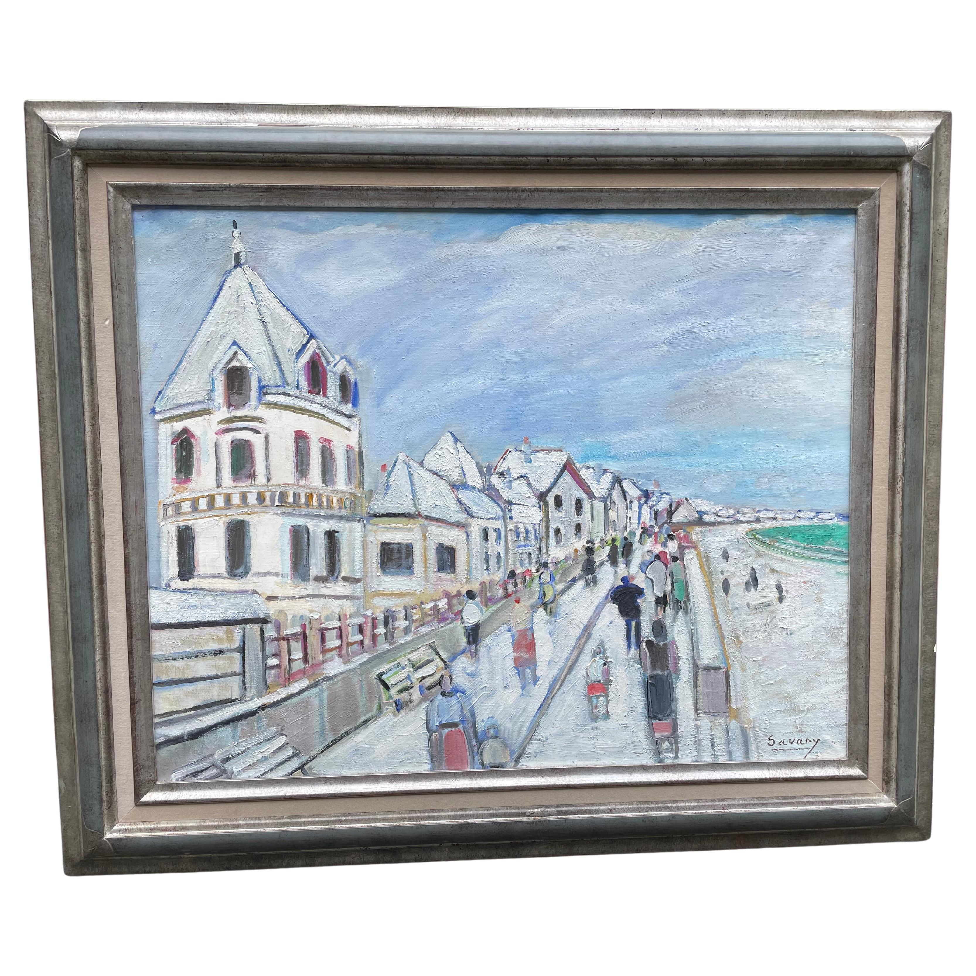 Peinture d'origine de l'artiste parisien Robert Savary en vente