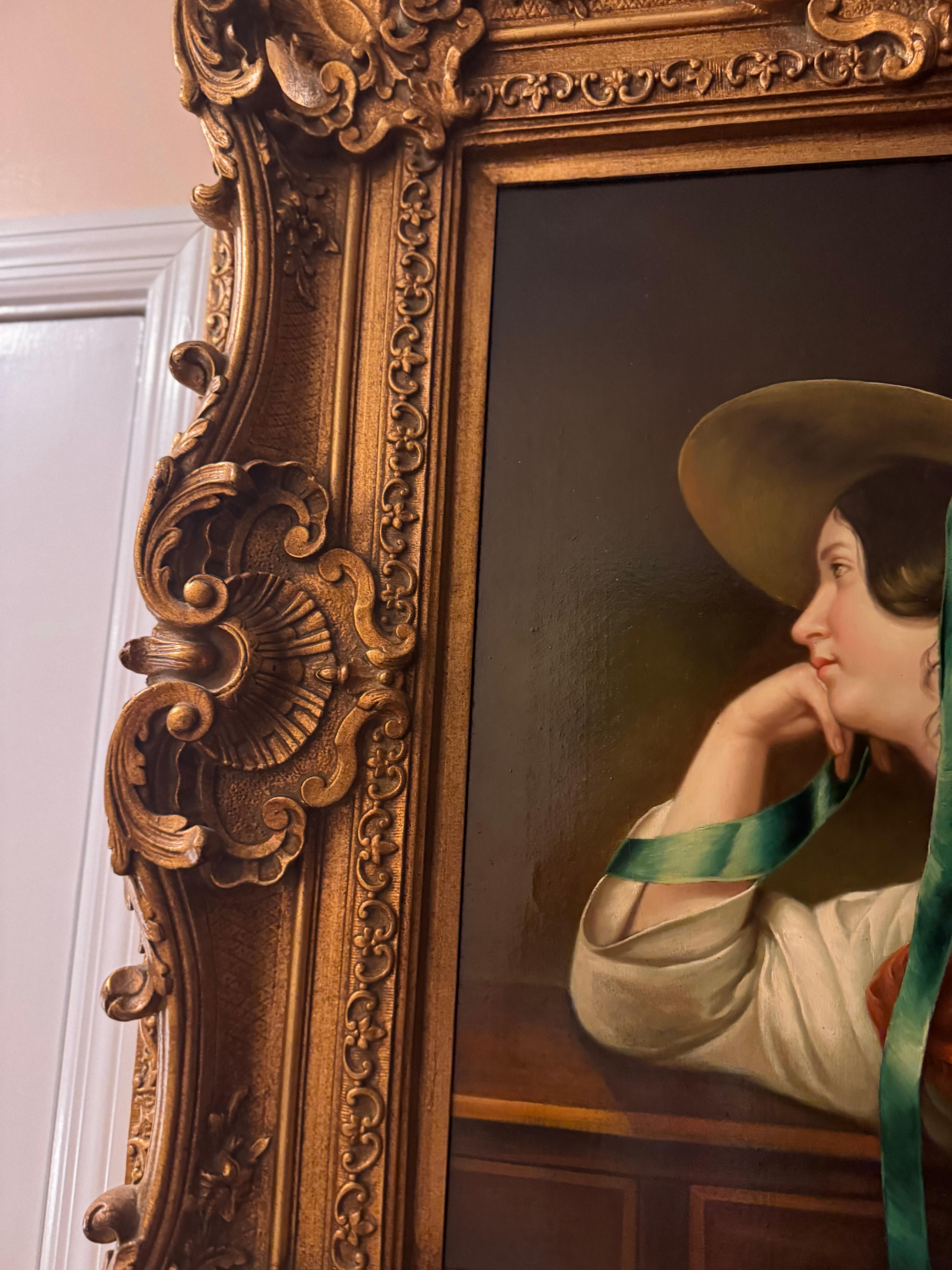 Originalgemälde ) inspirierte ein Museumsgemälde der französischen Malerin Élisabeth Vigée im Angebot 5