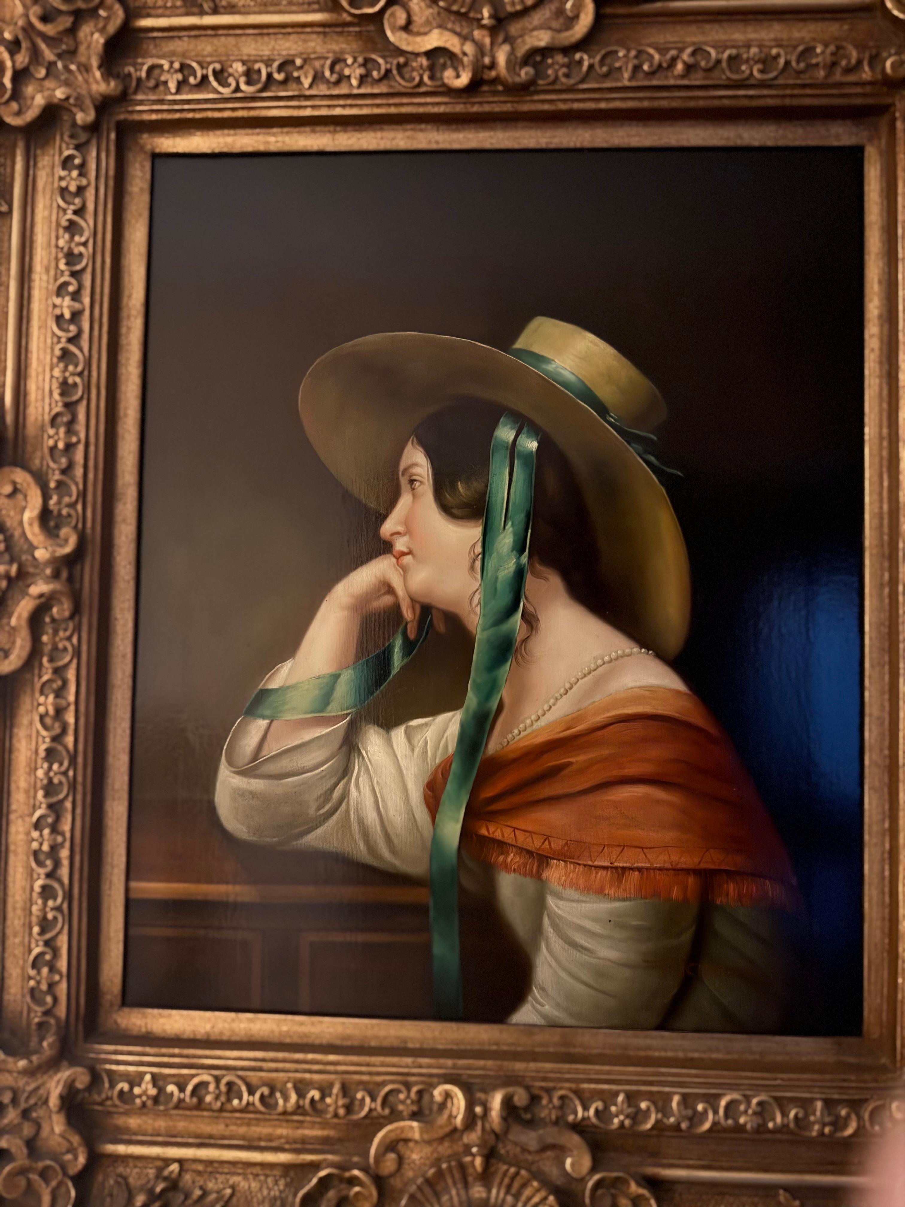 Originalgemälde ) inspirierte ein Museumsgemälde der französischen Malerin Élisabeth Vigée im Angebot 8