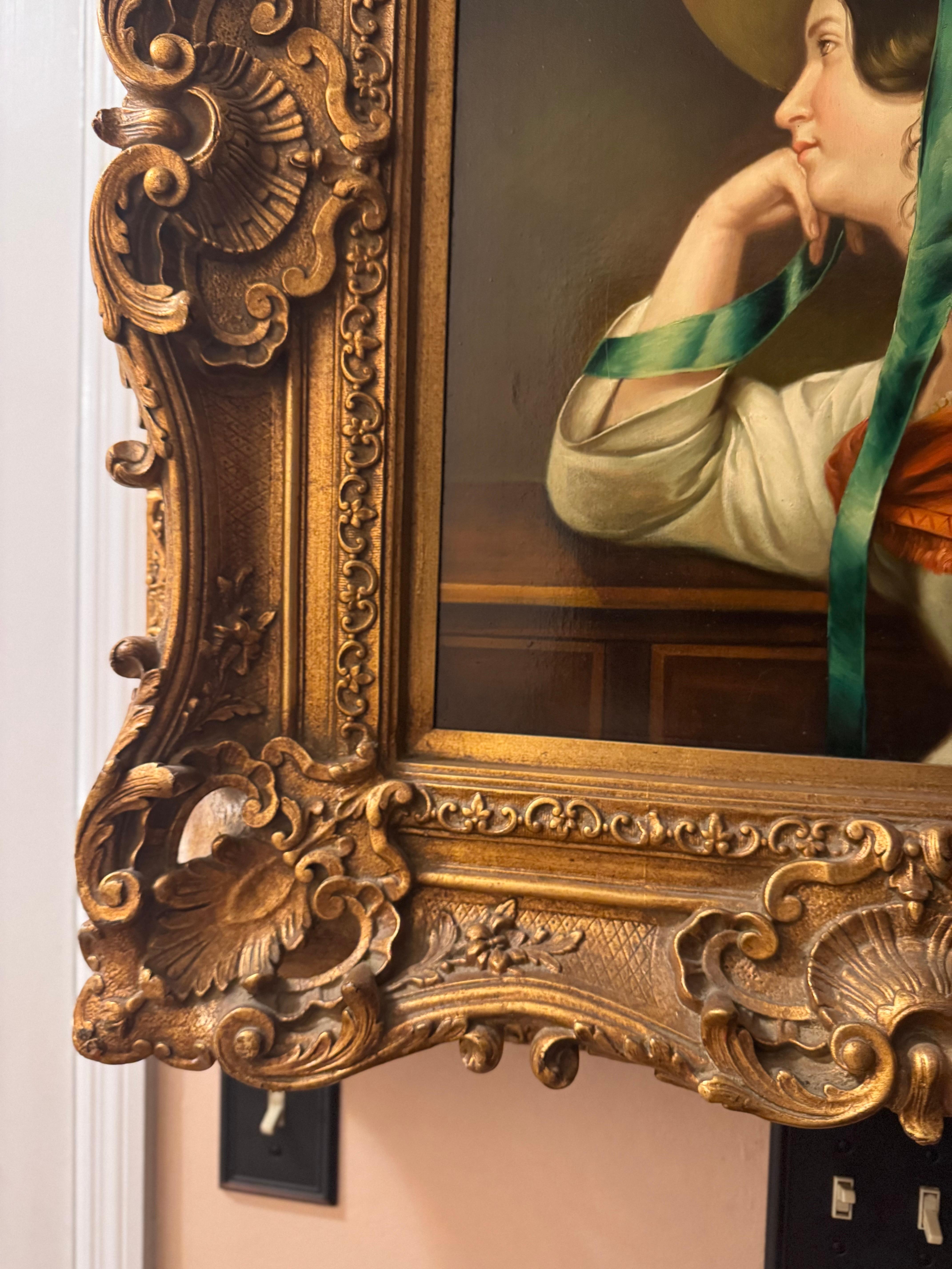 Originalgemälde ) inspirierte ein Museumsgemälde der französischen Malerin Élisabeth Vigée im Angebot 9