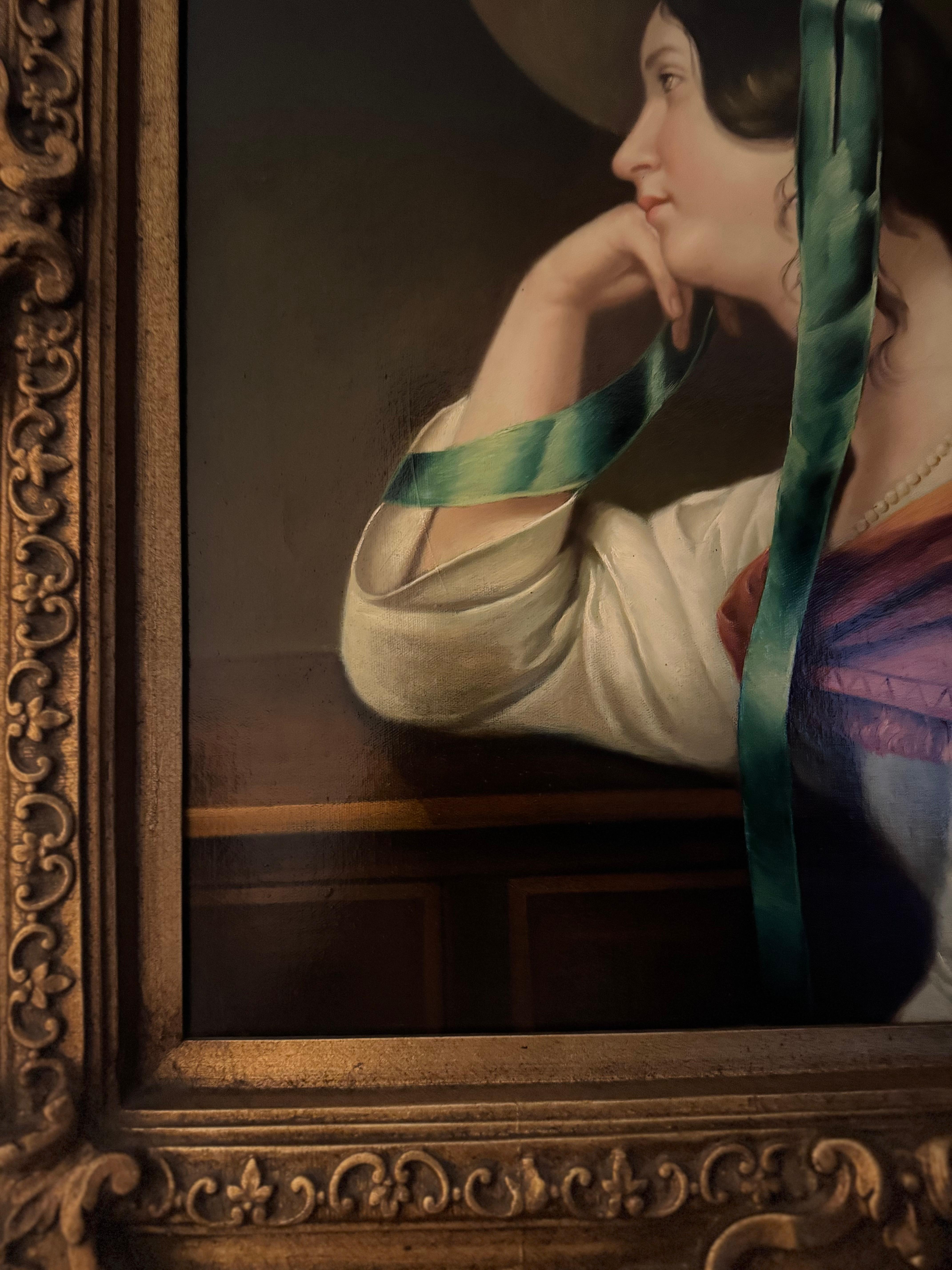 Originalgemälde ) inspirierte ein Museumsgemälde der französischen Malerin Élisabeth Vigée im Angebot 10