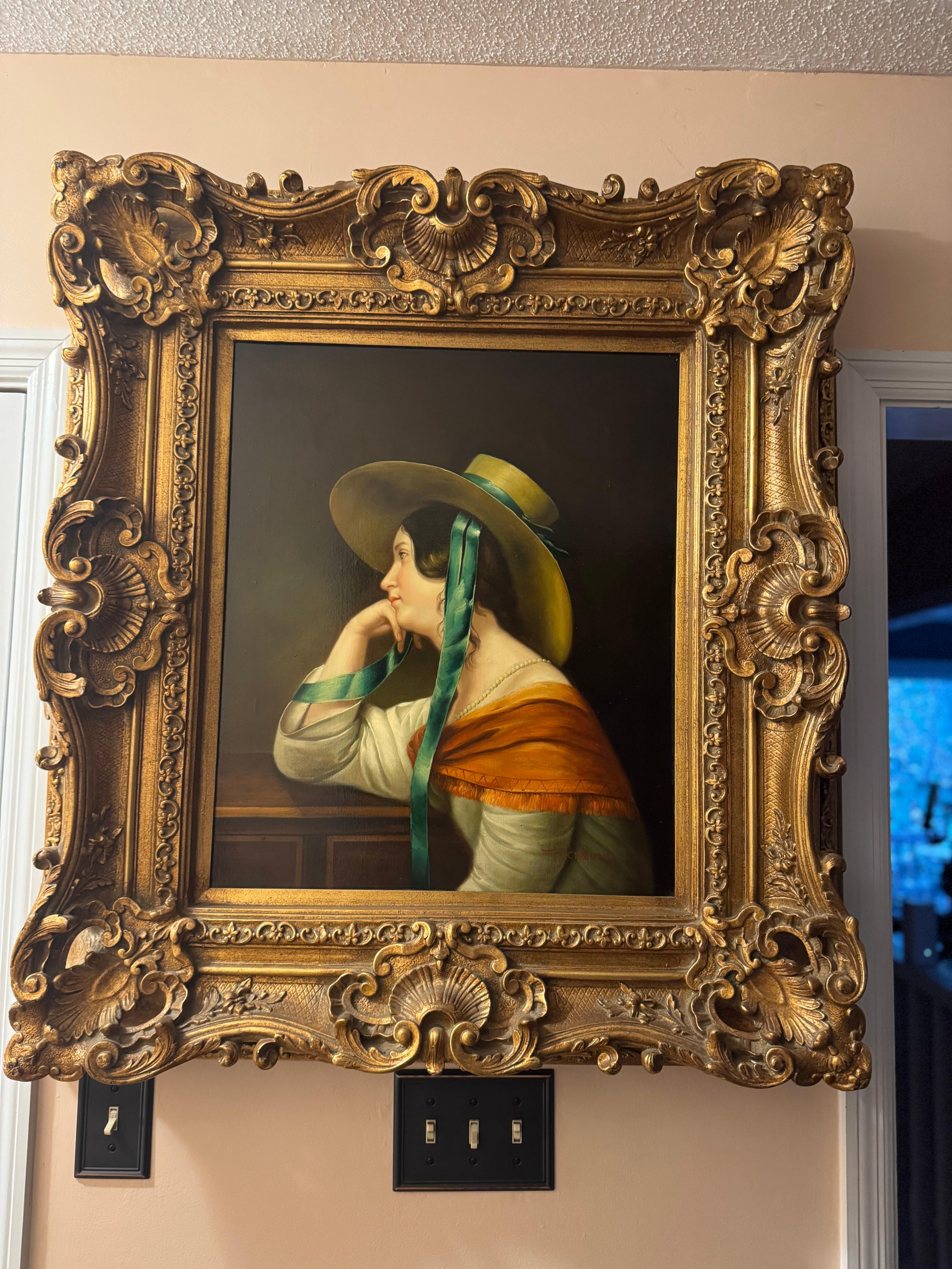 Originalgemälde ) inspirierte ein Museumsgemälde der französischen Malerin Élisabeth Vigée im Angebot 13