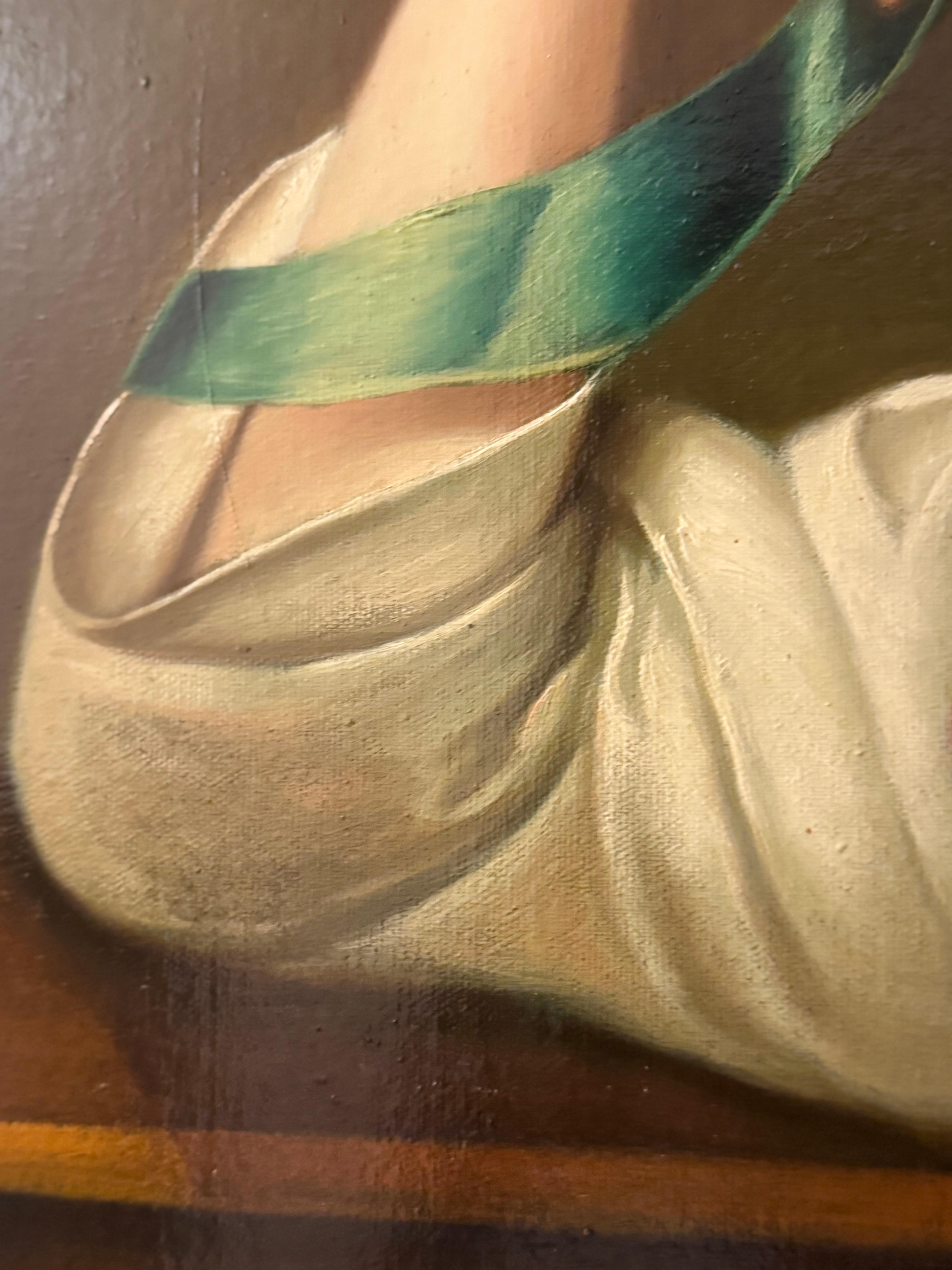 Originalgemälde ) inspirierte ein Museumsgemälde der französischen Malerin Élisabeth Vigée (20. Jahrhundert) im Angebot